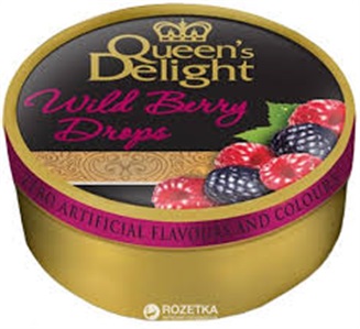 רוגלדס סוכריות בפח בטעם פירות יער   150 גר