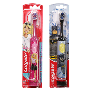 קולגייט מברשת ברבי +ספידרמן חשמלית