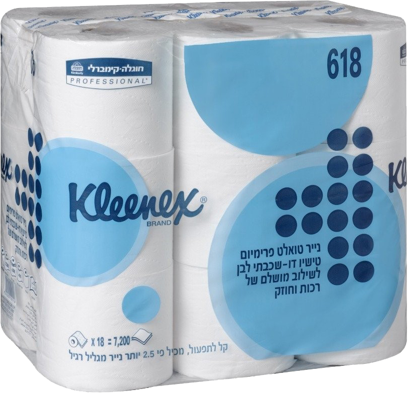 נייר טואליט 400 דף חוגלה 1/18 618
