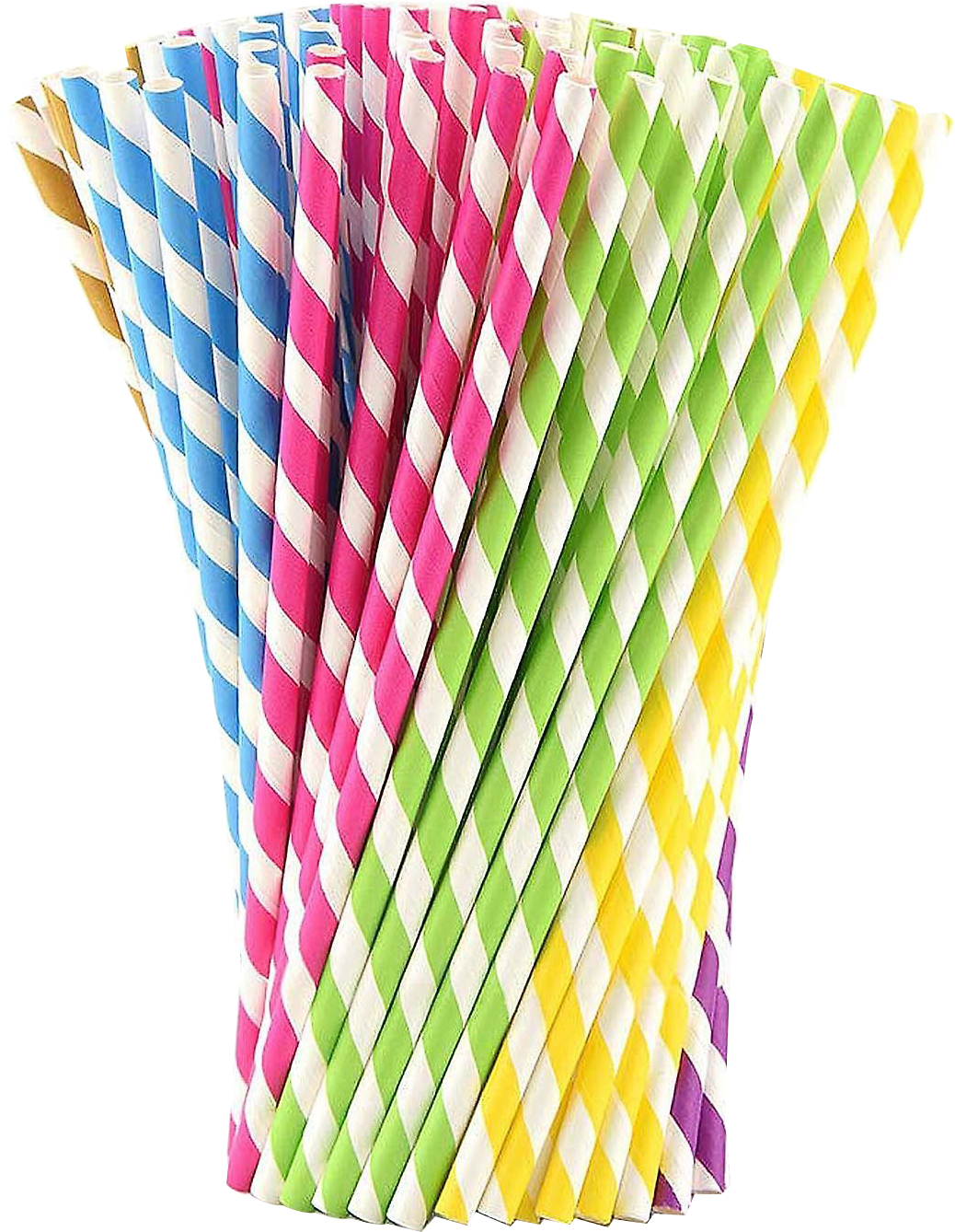 קש נייר 100  יח