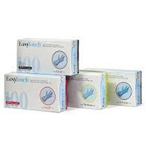 איזי טאץ כפפות ניטריל כחולות ללא אבקה XL