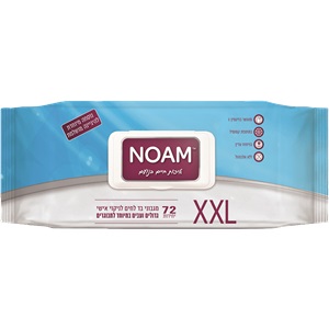 נועם מגבונים מבגרים 72 יח