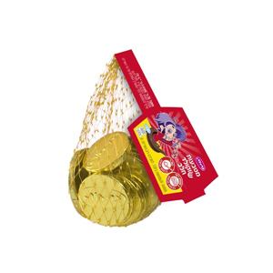 כרמית מטבעות שוקולד חלב ברשת 36 גרם