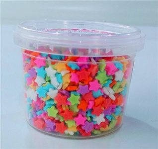 סוכריות לקישוט כוכב צבעוני 70 גר