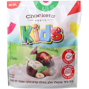 צ'וקטה קידס מיני ביצי שוקולד חלב 200 גרם