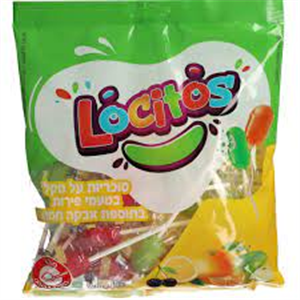 לוקיטוס לקקנים בטעמי פירות 200 גרם