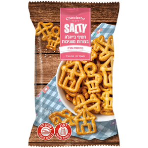 צ'וקטה בייגלה בצורות בתוספת מלח 200 גרם
