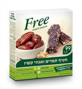 פריי חטיפי תמרים ואגוזי קשיו