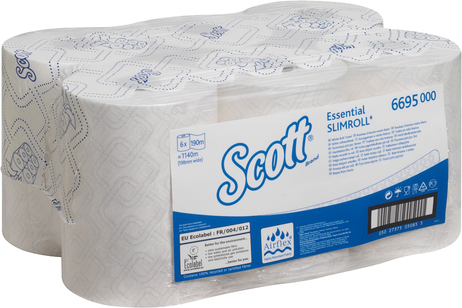 מגבת ידיים סלים רול 190 מטר 6695