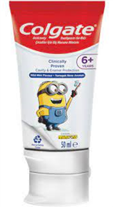 קולגייט משחת  מיניונים 50 מל   +6