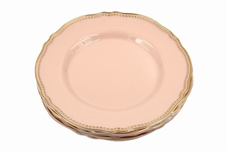 בלה צלחות 7.5 ורוד זהב 10 יח