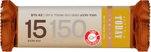 טודיי חטיף חלבון בננה ושוקולד ציפס 42 גרם