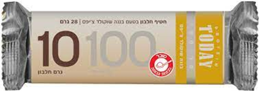 טודיי חטיף חלבון בננה ושוקולד ציפס 28 גרם