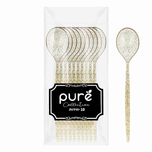 פיור כף נצנץ זהב 10 יח