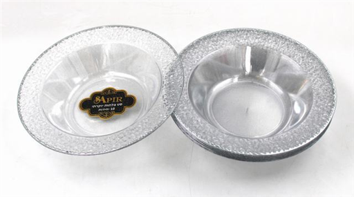 סאפיר מרקיה שקוף נצנץ כסף 10 יח