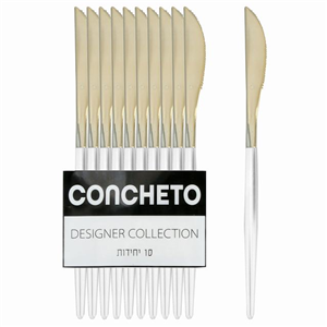 קונתשיתו סכין לבן זהב 10 יח