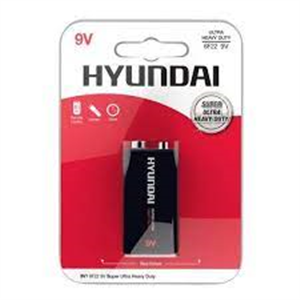 סוללות אלקלין  9V יונדאי