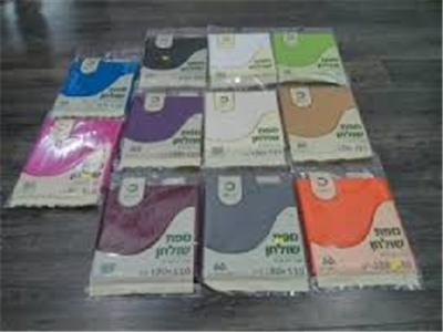 מפות שולחן דמוי בד צבעוני  270/120