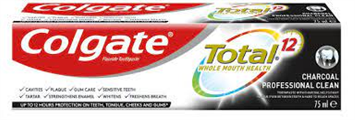 קולגייט משחת טוטל פחם 75 מל