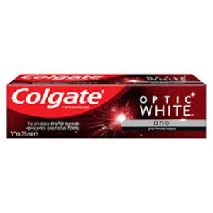 קולגייט משחת אופטיק וייט פחם 75 מ