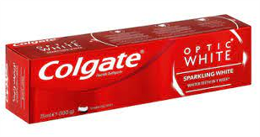 קולגייט משחת אופטיק וויט ספרקלינג וייט 75 מל'