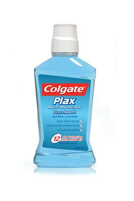 קולגייט מי פה פלאקס כחול 500 מל