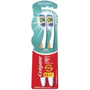 מברשת שיניים קולגייט S 360 זוג