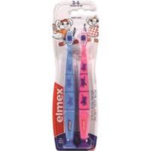 אלמקס מברשת שיניים  זוג  6-3