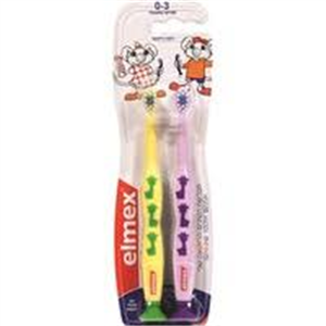 אלמקס מברשת שיניים  זוג  3-0