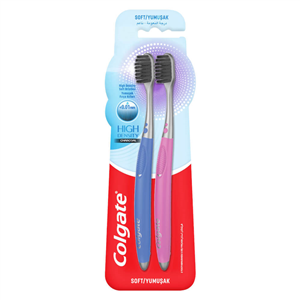 קולגייט מברשת עם סיבי פחם בצפיפות גבוה