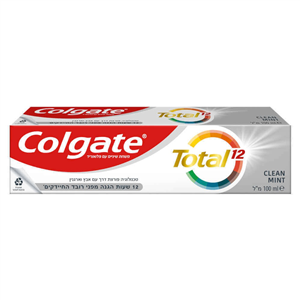 קולגייט משחת טוטל קלין מינט חדש 100 מל